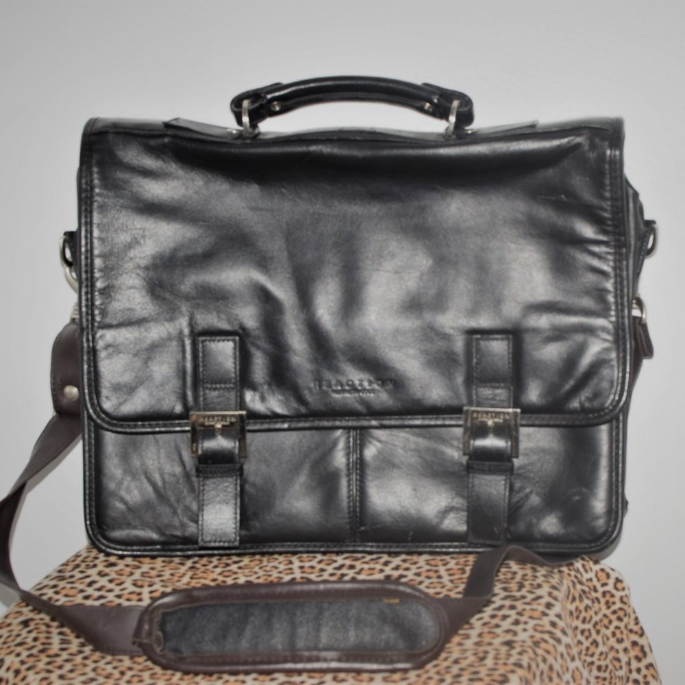KENNETH COLE Reaction Black Brief Case